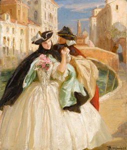 Carnaval en Venecia de Vittorio Emanuele Bressanin